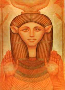 Resa till Egypten, gudinna Hathour